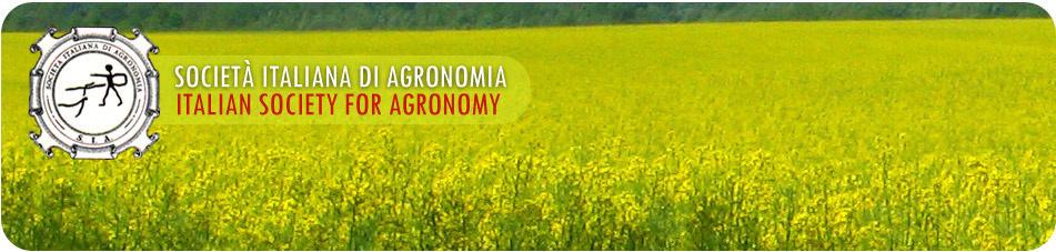 SOCIETÀ ITALIANA DI AGRONOMIA